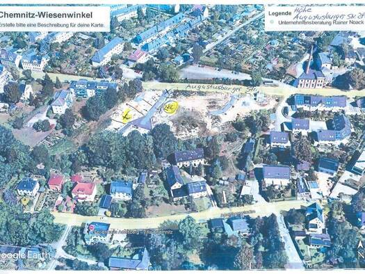 Grundstück zum Kauf 88.550 € 506 m² Grundstück Yorckgebiet Chemnitz 09130