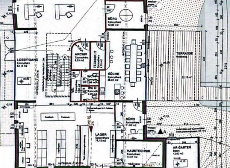Büro zum Kauf 3.367 € 591 m² Bürofläche Tattendorf 2523