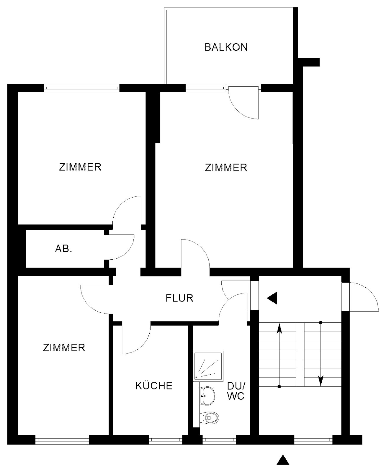 Wohnung zur Miete 642 € 3 Zimmer 73,2 m²<br/>Wohnfläche 2.<br/>Geschoss 01.03.2025<br/>Verfügbarkeit Vogtlandweg 2 Laagberg Wolfsburg 38440