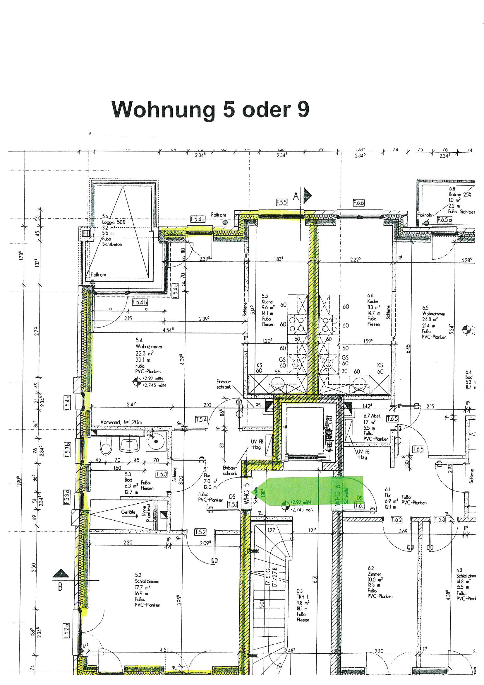 Wohnung zur Miete 925 € 2 Zimmer 66,1 m²<br/>Wohnfläche 1.<br/>Geschoss 01.02.2025<br/>Verfügbarkeit Am Schloß Ahrensburg 22926