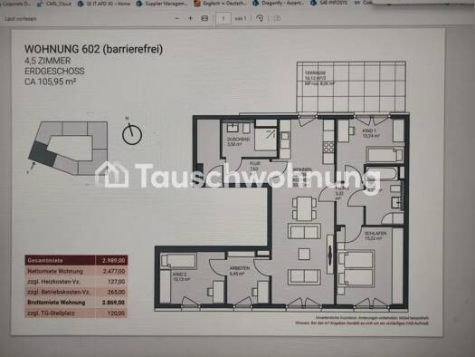 Wohnung zur Miete Tauschwohnung 2.500 € 4,5 Zimmer 106 m² EG Thalk.Obersendl.-Forsten-Fürstenr.-Solln München 81379