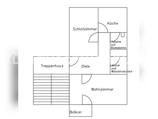 Wohnung zur Miete Tauschwohnung 450 € 2,5 Zimmer 49 m² EG Büderich Meerbusch 40667
