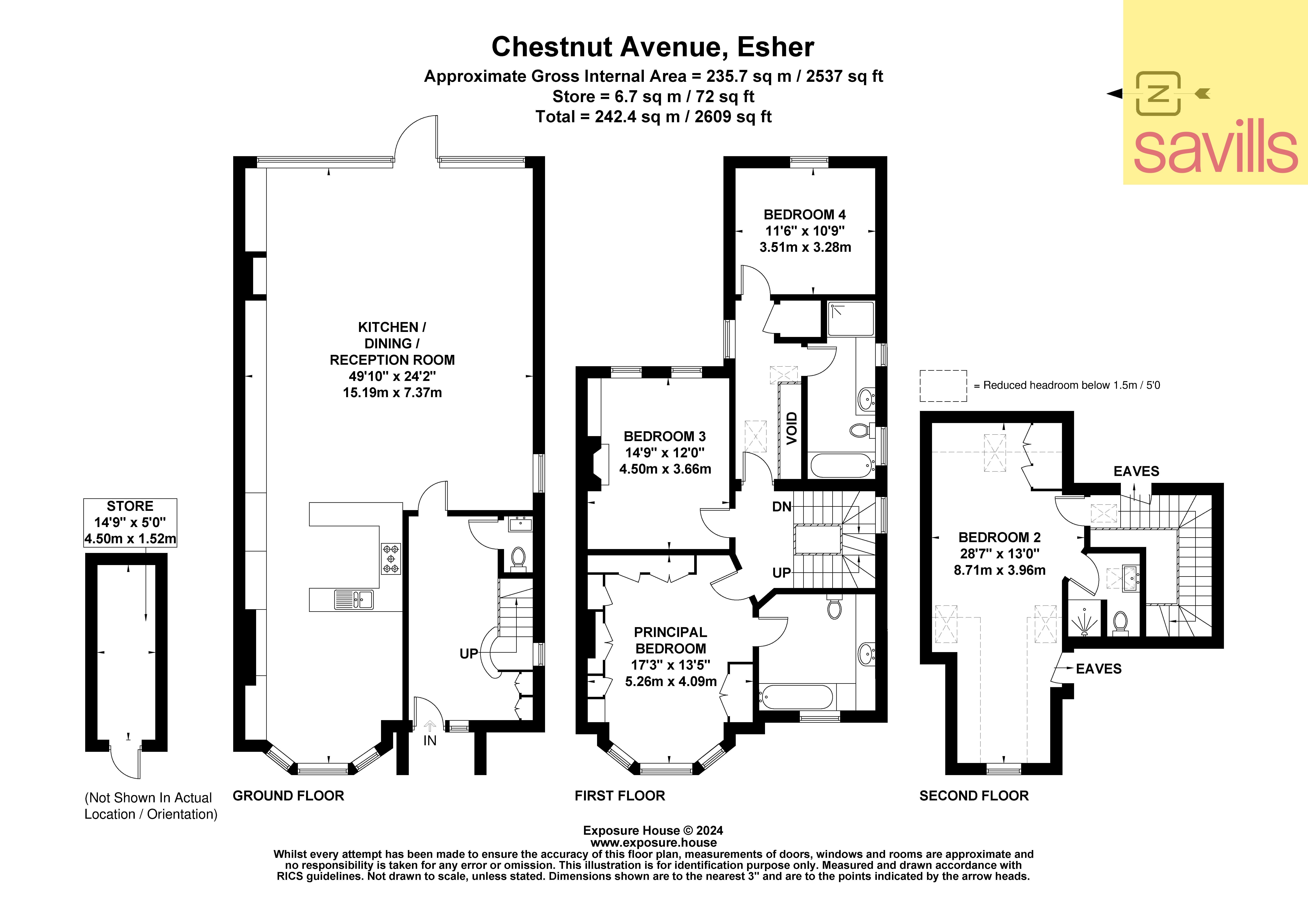 Haus zum Kauf provisionsfrei 1.896.934 € 5 Zimmer 242,4 m²<br/>Wohnfläche Elmbridge KT10 8JF