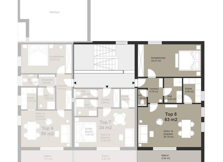 Wohnung zum Kauf provisionsfrei 399.400 € 2 Zimmer 63 m² 2. Geschoss frei ab 31.12.2026 Millstatt am See 9872