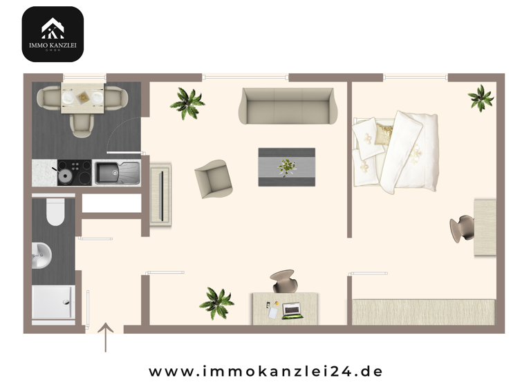 Wohnung zum Kauf 199.000 € 2 Zimmer 52 m² 1. Geschoss Ettlingenweier Ettlingen 76275