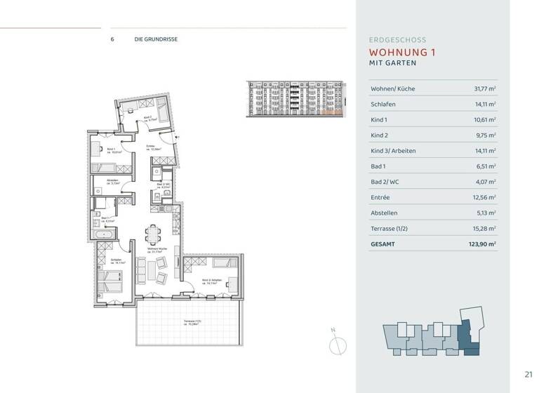 Wohnung zur Miete 1.748 € 5 Zimmer 123,9 m²<br/>Wohnfläche EG<br/>Geschoss Cichoriusstraße 24 Anger-Crottendorf Leipzig 04318