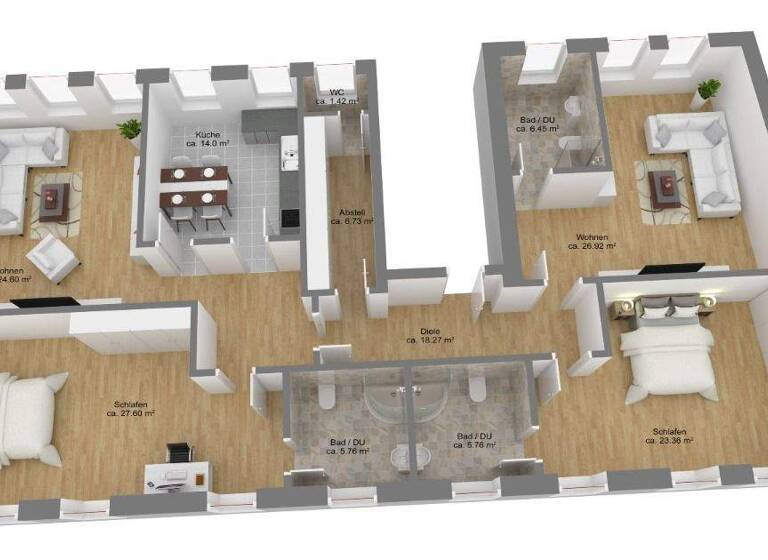 Wohnung zum Kauf 323.000 € 4 Zimmer 160,9 m² 1. Geschoss Arnstadt 99310