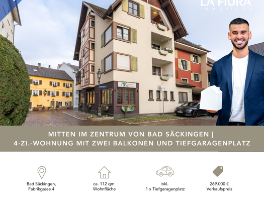 Maisonette zum Kauf 269.000 € 4 Zimmer 112 m² frei ab 01.07.2026 Fabrikgasse 4 Bad Säckingen 79713