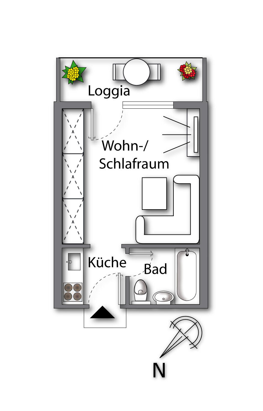 Wohnung zum Kauf 125.000 € 1 Zimmer 29 m²<br/>Wohnfläche Bad Reichenhall Bad Reichenhall 83435