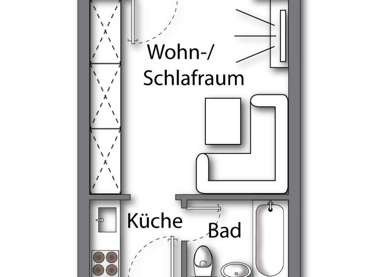 Wohnung zum Kauf 125.000 € 1 Zimmer 29 m²<br/>Wohnfläche Bad Reichenhall Bad Reichenhall 83435