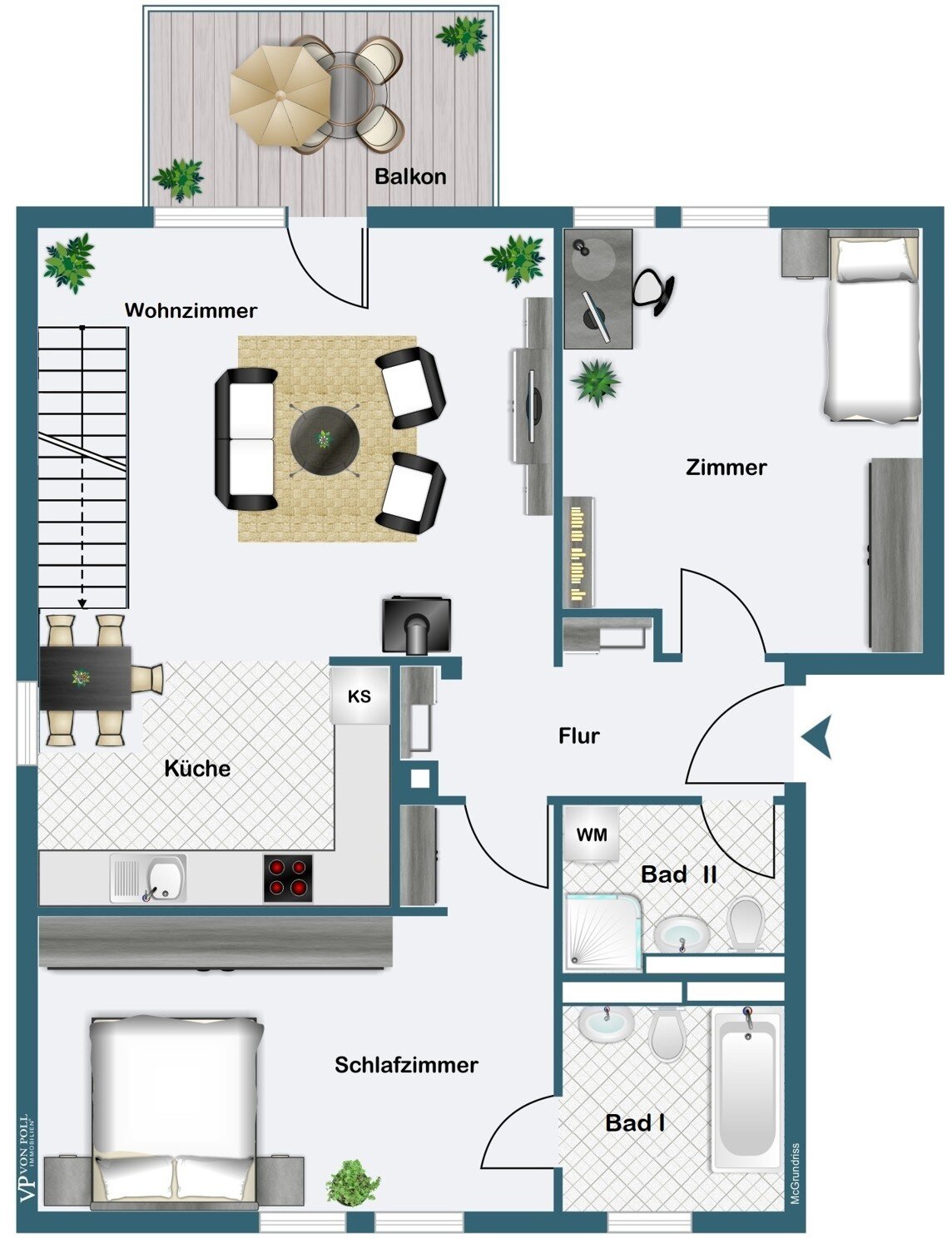 Maisonette zum Kauf 640.000 € 4 Zimmer 114,6 m²<br/>Wohnfläche 2.<br/>Geschoss Praunheim Frankfurt am Main 60488