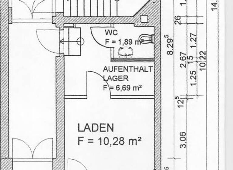 Laden zur Miete provisionsfrei 120 € 19,2 m² Verkaufsfläche Bahnhofstraße 1a Döbeln 04720
