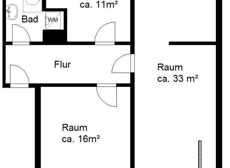 Wohnung zur Miete 679 € 2 Zimmer 67,9 m² 5. Geschoss Feuerbachstr. 76 Paulusviertel Halle (Saale) 06114