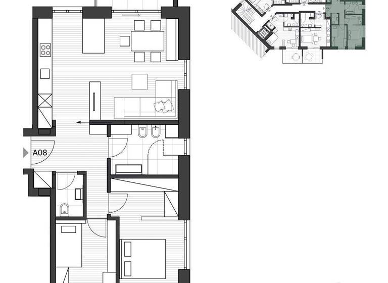 Wohnung zum Kauf 620.000 € 3 Zimmer 76 m² 2. Geschoss Plosestraße 38 Brixen 39042