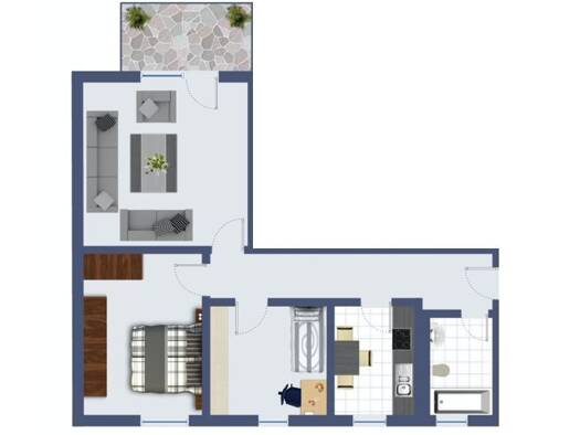 Wohnung zur Miete 1.115 € 3 Zimmer 75 m² 1. Geschoss frei ab 15.09.2026 Hanau 63450