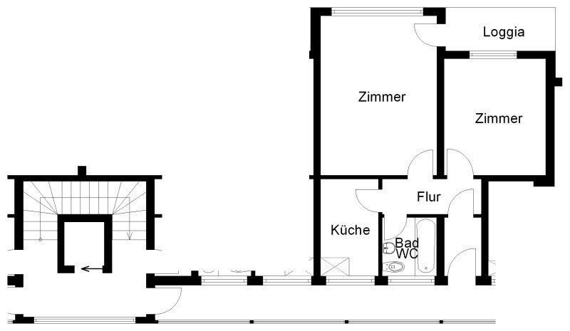 Wohnung zur Miete 637 € 2 Zimmer 53,9 m²<br/>Wohnfläche 1.<br/>Geschoss 29.04.2025<br/>Verfügbarkeit Sophienhof 1 Schinkel 101 Osnabrück 49084