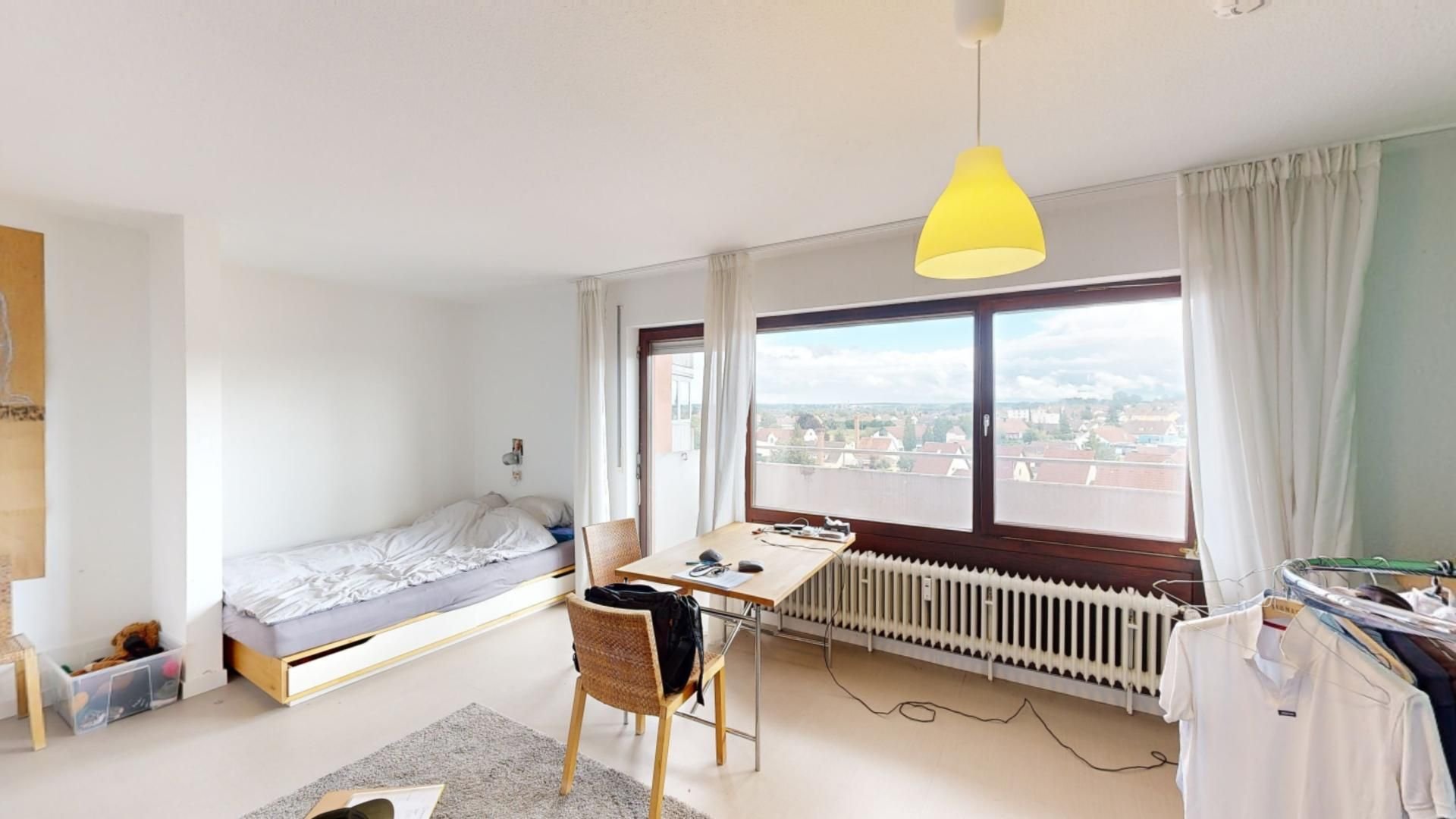 Apartment zum Kauf provisionsfrei 99.000 € 1 Zimmer 42,2 m²<br/>Wohnfläche 5.<br/>Geschoss Mengen Mengen 88512