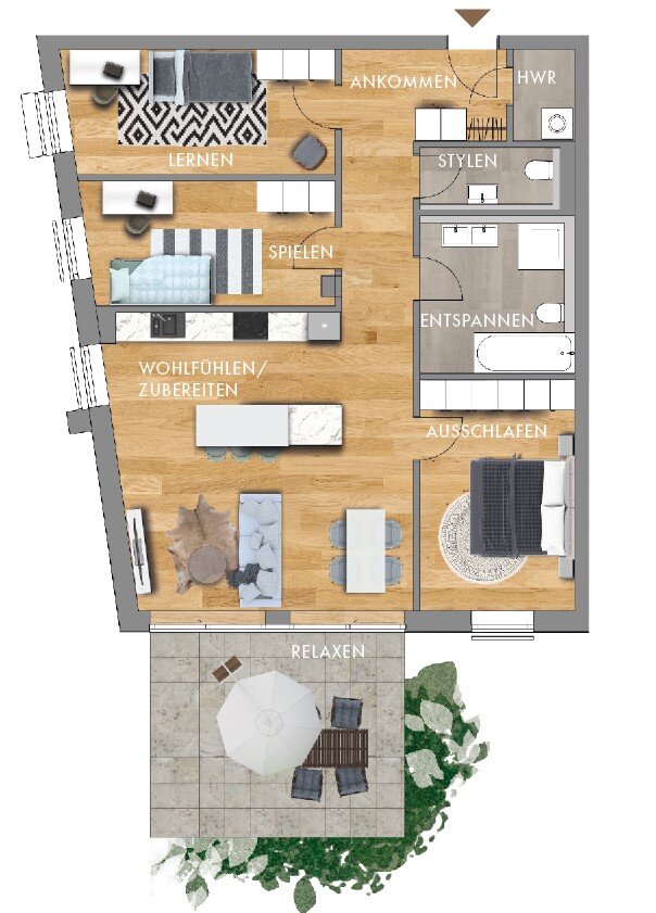 Wohnung zur Miete 2.175 € 4 Zimmer 108,7 m²<br/>Wohnfläche EG<br/>Geschoss 01.12.2024<br/>Verfügbarkeit Emil-Fuchs-Str. 5 Zentrum - Nordwest Leipzig 04105