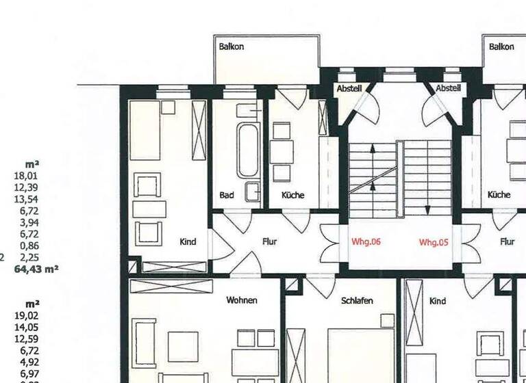 Wohnung zum Kauf 194.940 € 3 Zimmer 67,5 m² 2. Geschoss GutsMuthsstraße 32 Lindenau Leipzig 04177