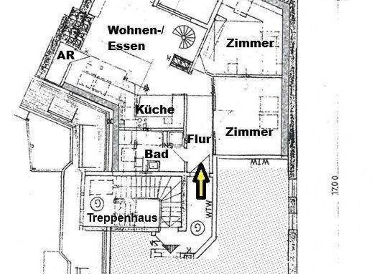 Wohnung zur Miete 1.390 € 4 Zimmer 98 m² 5. Geschoss frei ab sofort Voltastr. Steinbühl Nürnberg 90459