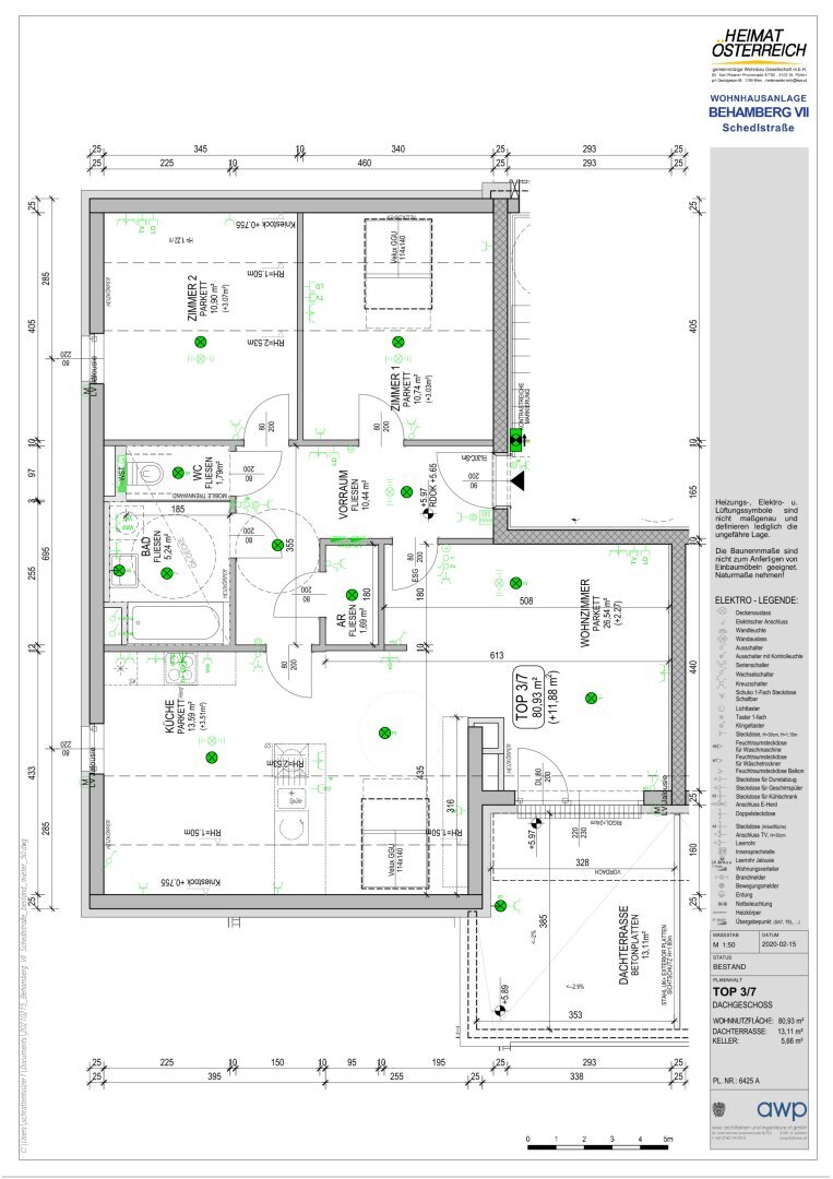 Wohnung zur Miete 884 € 3 Zimmer 80,9 m²<br/>Wohnfläche 01.02.2025<br/>Verfügbarkeit Schedlstraße Behamberg 4441