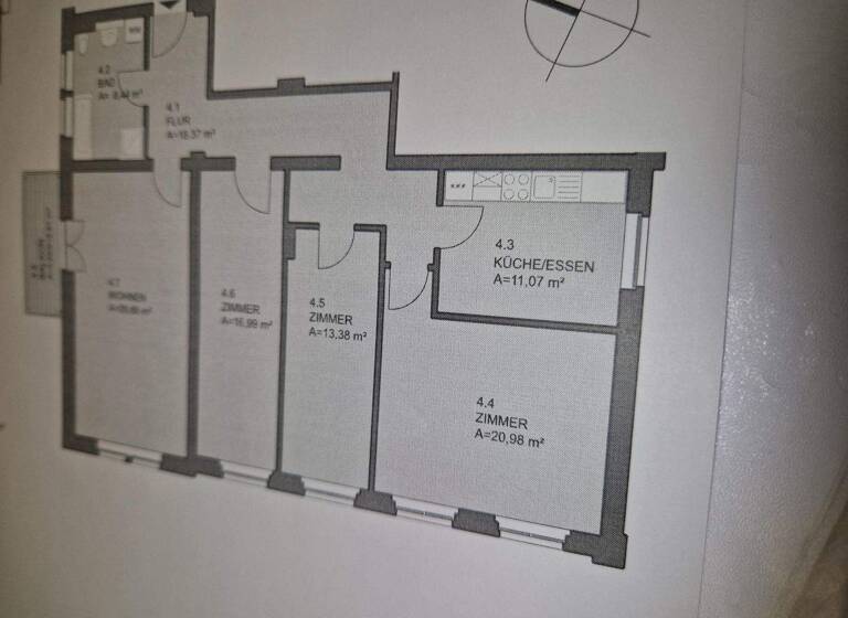 Wohnung zum Kauf 315.000 € 4 Zimmer 121 m² 1. Geschoss Cleudner Straße 2 Thekla Leipzig 04349
