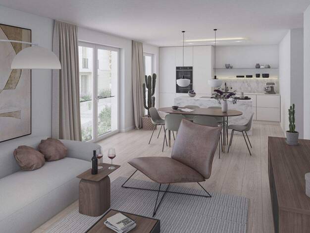 Terrassenwohnung zum Kauf - Neubau provisionsfrei 396.000 € 2 Zimmer 58 m² EG Auggener Weg 6a Müllheim 79379