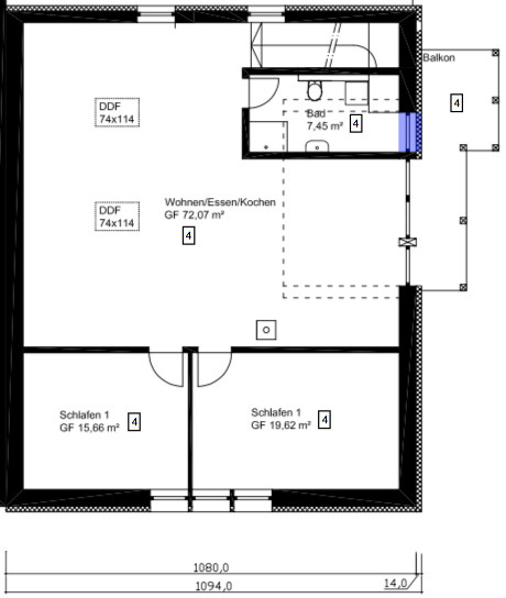 Wohnung zur Miete 950 € 3 Zimmer 108 m²<br/>Wohnfläche 3.<br/>Geschoss ab sofort<br/>Verfügbarkeit Bahnhofstraße 5 Trostberg Trostberg 83308