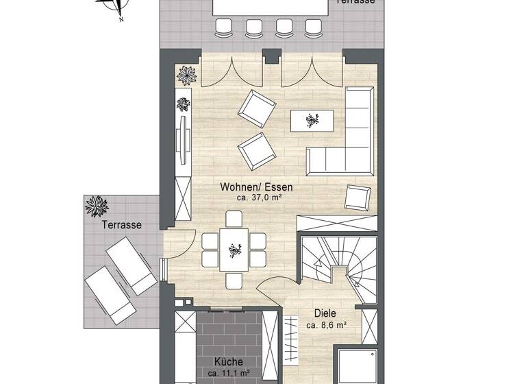 Reihenendhaus zum Kauf 539.000 € 5 Zimmer 158 m²<br/>Wohnfläche 217 m²<br/>Grundstück Glashütte Norderstedt 22851