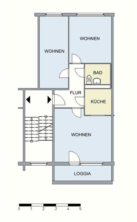 Wohnung zur Miete 329 € 3 Zimmer 62,8 m²<br/>Wohnfläche 4.<br/>Geschoss Cölpiner Straße 70 Industrieviertel Neubrandenburg 17034