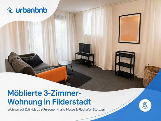 Wohnung zur Miete auf Zeit 1.550 € 3 Zimmer 80 m² frei ab 24.09.2026 Bernhäuser Hauptstraße Bernhausen Filderstadt 70794