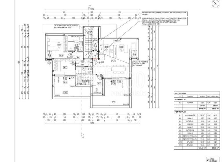 Wohnung zum Kauf 374.000 € 4 Zimmer 94 m² Dramalj, Crikvenica Dramalj, Klanfari