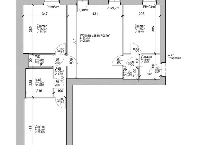 WG-Zimmer zum Kauf 339.900 € 4 Zimmer 82,3 m² 3. Geschoss Eggenberg Graz 8020
