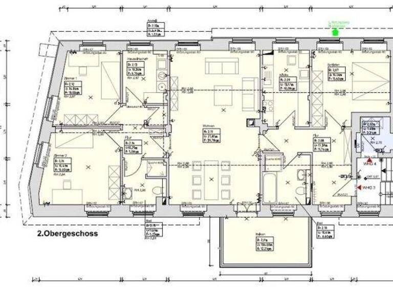 Wohnung zur Miete 1.648 € 4 Zimmer 137,3 m² 2. Geschoss frei ab 01.04.2026 Packhofstr. 30 Neustadt Brandenburg an der Havel 14776