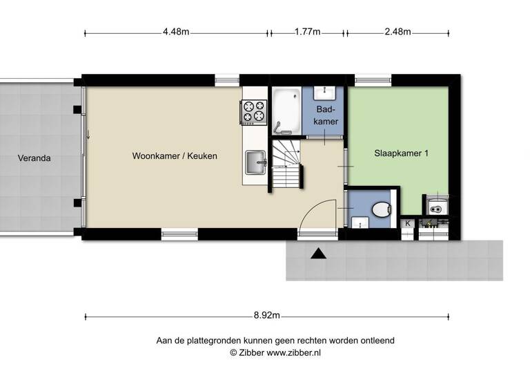 Einfamilienhaus zum Kauf provisionsfrei 349.000 € 2 Zimmer 35 m² 252 m² Grundstück Zeedijk 24 Nieuwvliet 4504PN