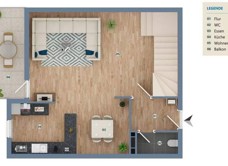 Maisonette zum Kauf 359.000 € 3 Zimmer 88 m² Freilassing 83395