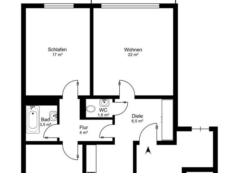 Wohnung zum Kauf 335.000 € 3 Zimmer 85 m² Rahlstedt Hamburg 22147
