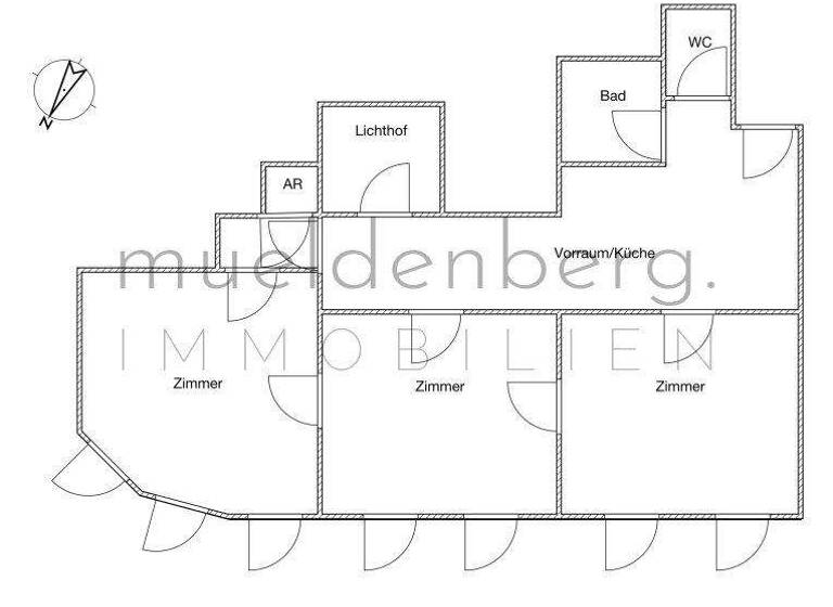 Büro zur Miete 2.465 € 3 Zimmer 134,6 m² Bürofläche Wien,Mariahilf 1060