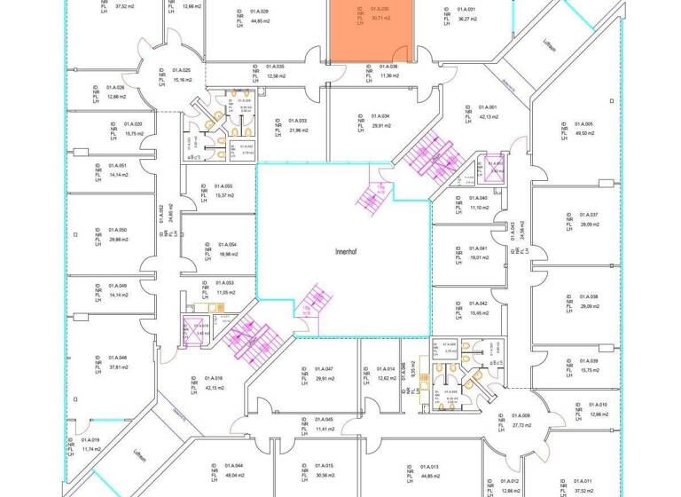 Bürofläche zur Miete 6,50 € 30,7 m² Bürofläche Bretonischer Ring 4-6a Neukeferloh Grasbrunn 85630