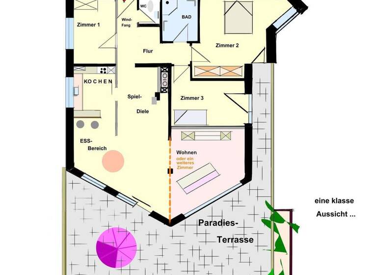 Terrassenwohnung zum Kauf 4,5 Zimmer 113 m² Markdorf 88677