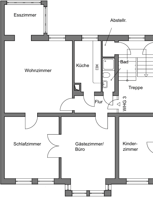 Wohnung zur Miete 817 € 3 Zimmer 86 m²<br/>Wohnfläche 1.<br/>Geschoss 01.02.2025<br/>Verfügbarkeit Rudolf-Breitscheid-Straße 28 Paulsstadt Schwerin 19053