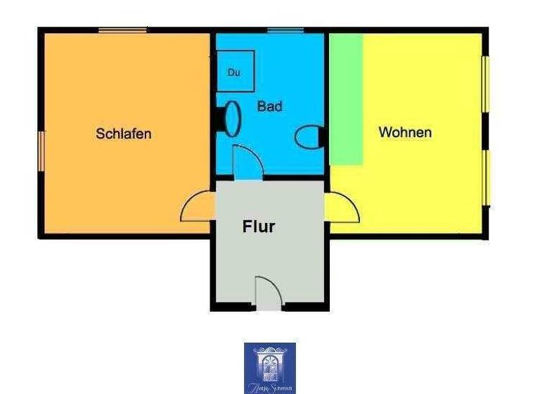 Wohnung zur Miete 320 € 2 Zimmer 42,7 m² Freital 01705