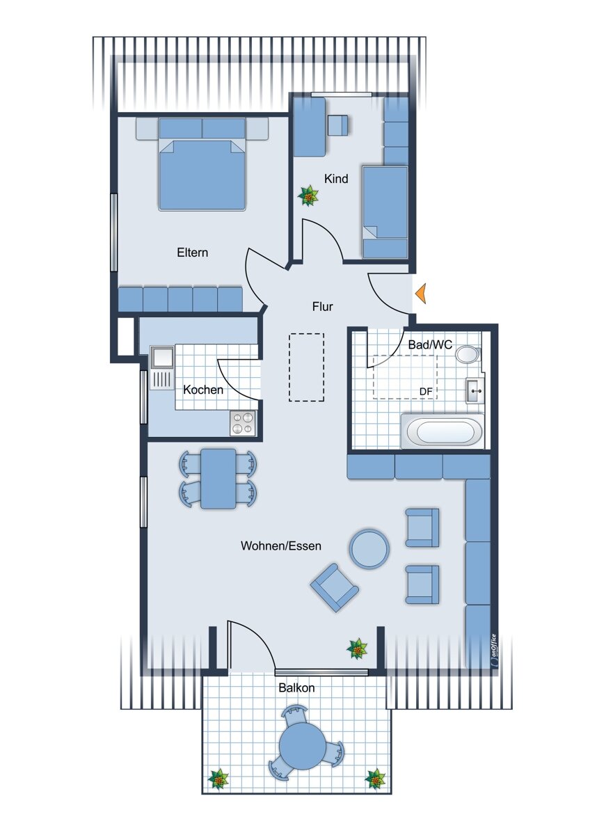 Wohnung zum Kauf 259.000 € 3 Zimmer 71 m²<br/>Wohnfläche Beutelsbach Weinstadt 71384