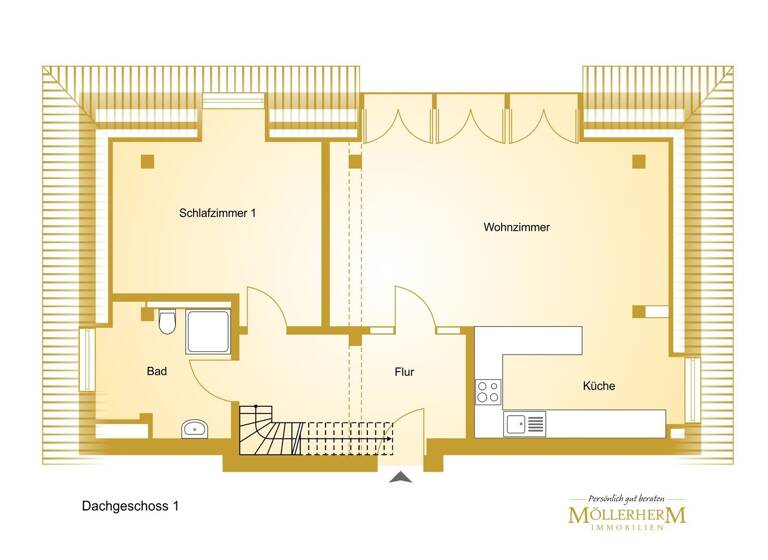 Penthouse zum Kauf 749.000 € 3 Zimmer 109 m² frei ab sofort Travemünde Lübeck / Travemünde 23570