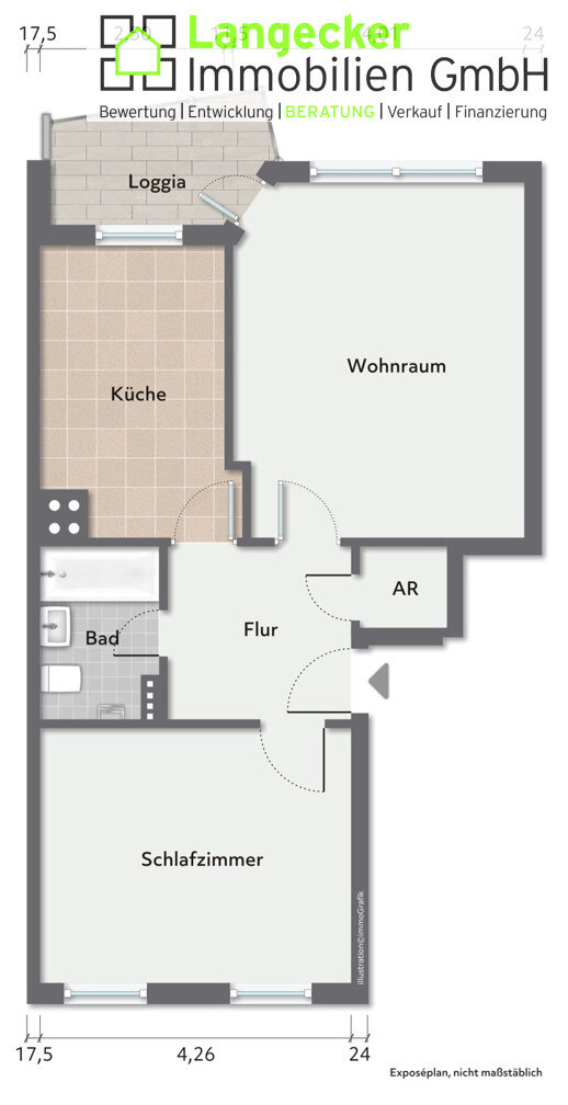 Wohnung zum Kauf 109.000 € 2 Zimmer 56 m²<br/>Wohnfläche Wahlbezirk 12 Elmshorn 25337