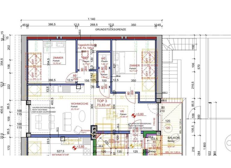 Wohnung zum Kauf 499.900 € 3 Zimmer Draschestraße Wien 1230