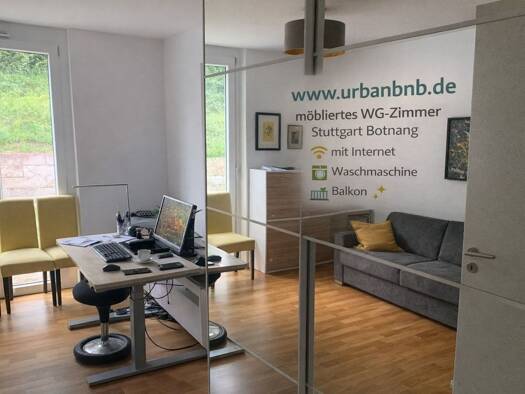 Studio zur Miete auf Zeit 680 € 1 Zimmer 38 m² frei ab 30.04.2026 Beethovenstraße 0 Botnang Stuttgart 70195