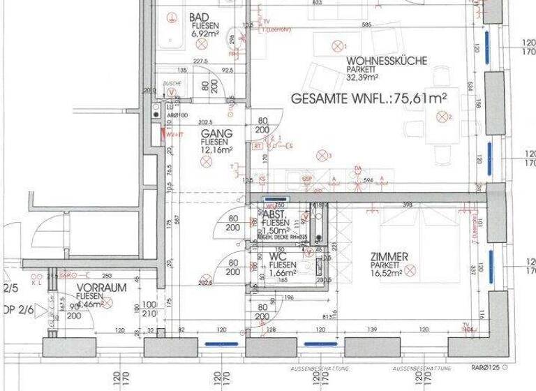 Wohnung zur Miete 584 € 2 Zimmer 75,6 m² 1. Geschoss frei ab 01.04.2026 Pinggau 8243