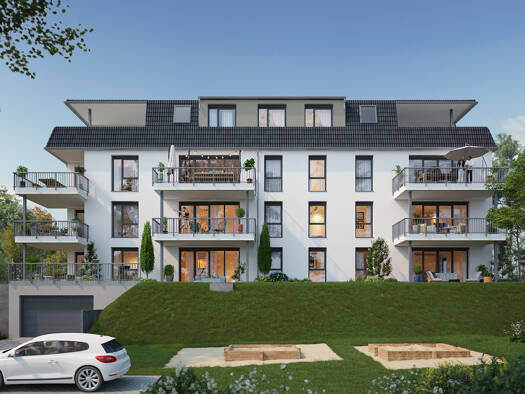 Terrassenwohnung zum Kauf - Neubau 378.000 € 4 Zimmer 105 m² EG Limbacher Straße 351 Rabenstein Chemnitz 09117