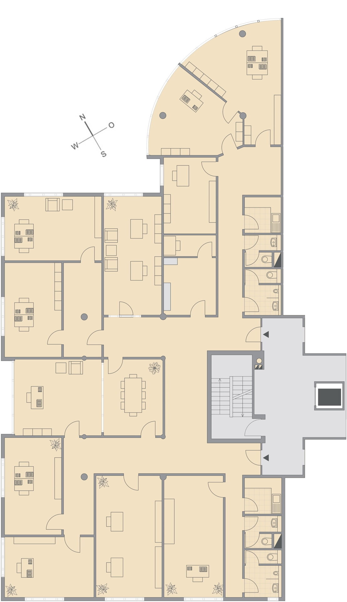 Bürofläche zur Miete 4.511 € 421,2 m²<br/>Bürofläche St. Georgen - Nord Freiburg i. Br. / Haid 79111